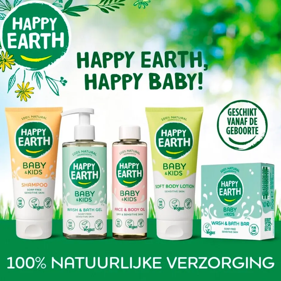 Online Happy Earth Baby & Kids 100% Natural Soft Bodylotion
