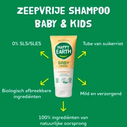New Happy Earth Baby & Kids 100% Natural Shampoo