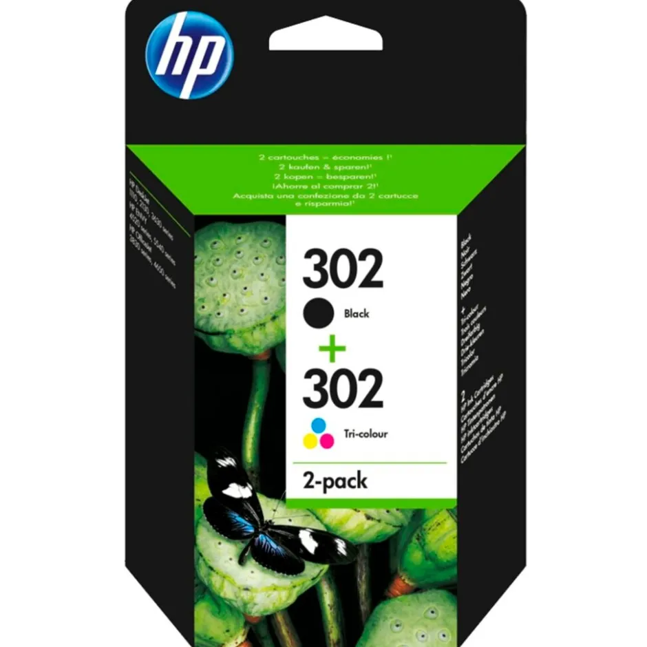 Clearance HP 302 Originele Zwarte/Drie-Kleuren Inktcartridges