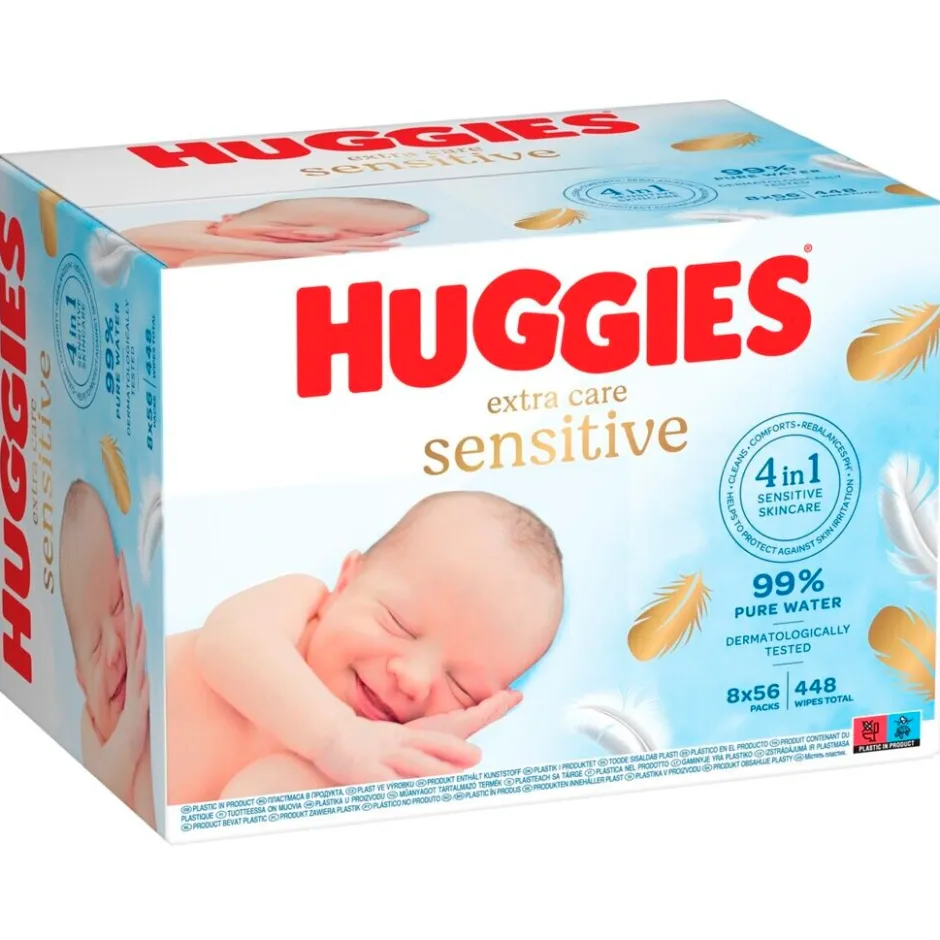 Discount Huggies Extra Care Sensitive Babydoekjes