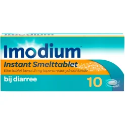 New Imodium Loperamide HCl 2mg Smelttabletten bij Diarree
