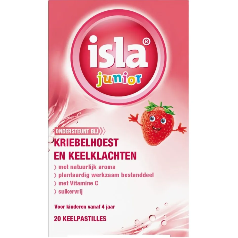 New isla Junior Keelpastilles