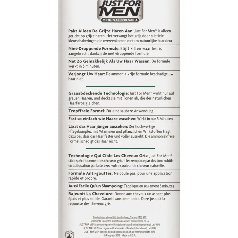 Outlet Just For Men Original Formula H-45 Donkerbruin Haarkleuring