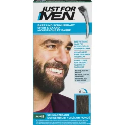 Clearance Just For Men Snor & Baard M-45 Donkerbruin Haarkleuring