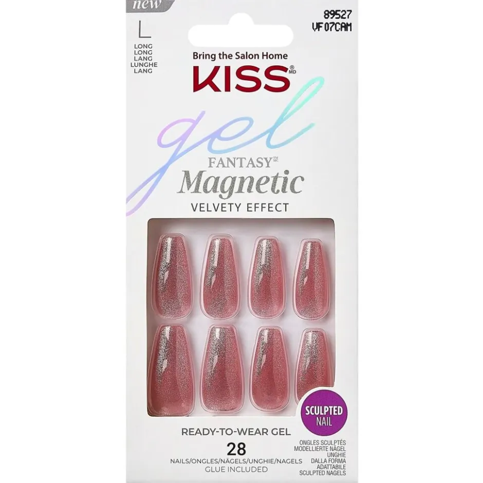 Outlet Kiss Gel Fantasy West Coast Magnetic Velvety Effect Kunstnagels