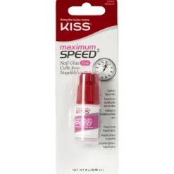 Discount Kiss Maximum Speed Pink Nail Glue