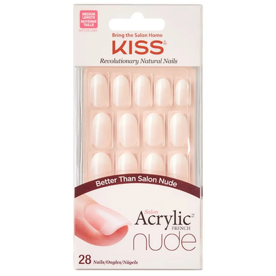 Online Kiss Nude Ovaal Kunstnagels