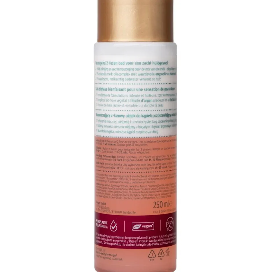 Best Kneipp Oil & Milk Argan & Oat Milk 2-Fasen Badolie en -Melk