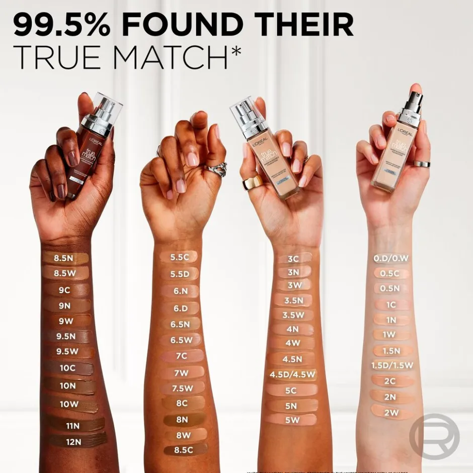 Hot L'Oreal L Oréal Paris True Match 12.N Ebony Foundation
