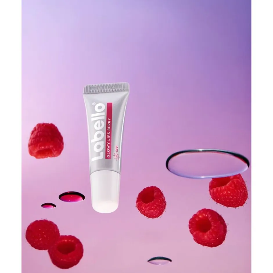 New Labello Glowy Lips Berry Lippenbalsem met SPF30