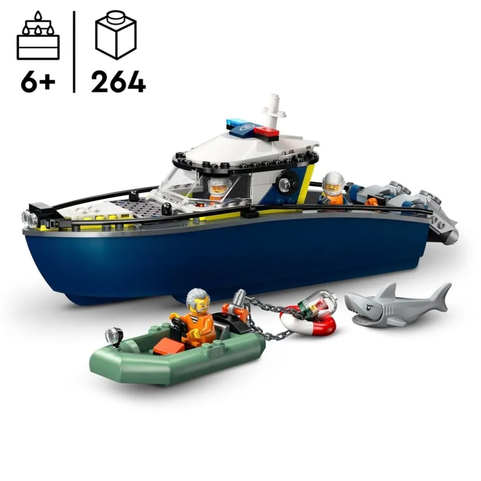 Online LEGO City 60456 Achtervolging Met Politieboot