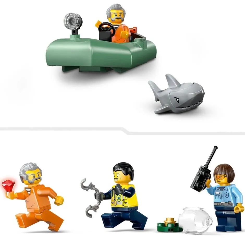 Online LEGO City 60456 Achtervolging Met Politieboot