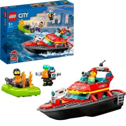 Outlet LEGO City 60373 Brandweer Reddingsboot