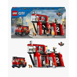 Online LEGO City 60414 Brandweerkazerne en Brandweerauto