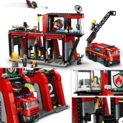 Online LEGO City 60414 Brandweerkazerne en Brandweerauto