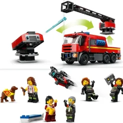 Online LEGO City 60414 Brandweerkazerne en Brandweerauto
