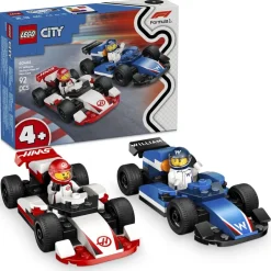 Outlet LEGO City 60464 F1 Williams Racing en Haas F1 Racewagens