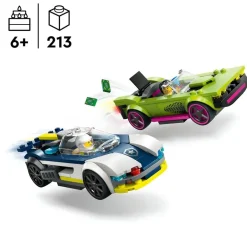 Outlet LEGO City 60415 Politiewagen en Snelle Autoachtervolging