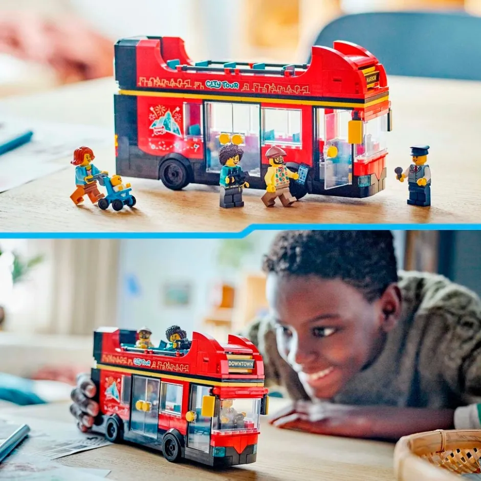 Discount LEGO City 60407 Toeristische Rode Dubbeldekker