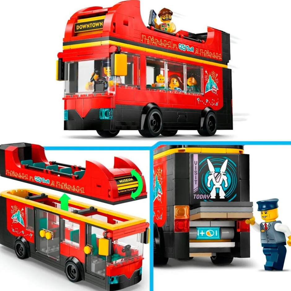 Discount LEGO City 60407 Toeristische Rode Dubbeldekker