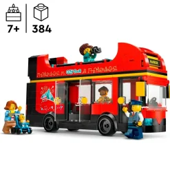 Discount LEGO City 60407 Toeristische Rode Dubbeldekker