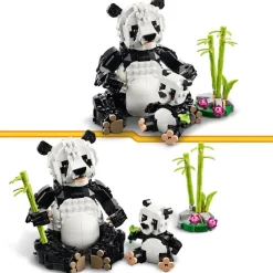 Best LEGO Creator 31165 3-in-1 Wilde Dieren: Pandafamilie