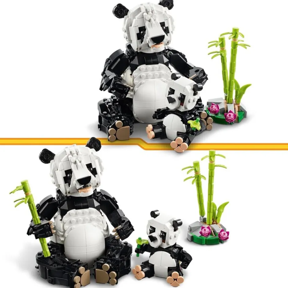 Best LEGO Creator 31165 3-in-1 Wilde Dieren: Pandafamilie