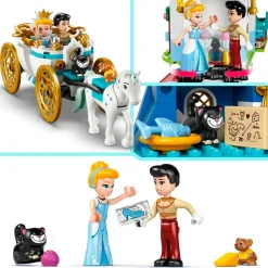 Hot LEGO Disney 43275 Assepoesters Kasteel en Paardenkoets