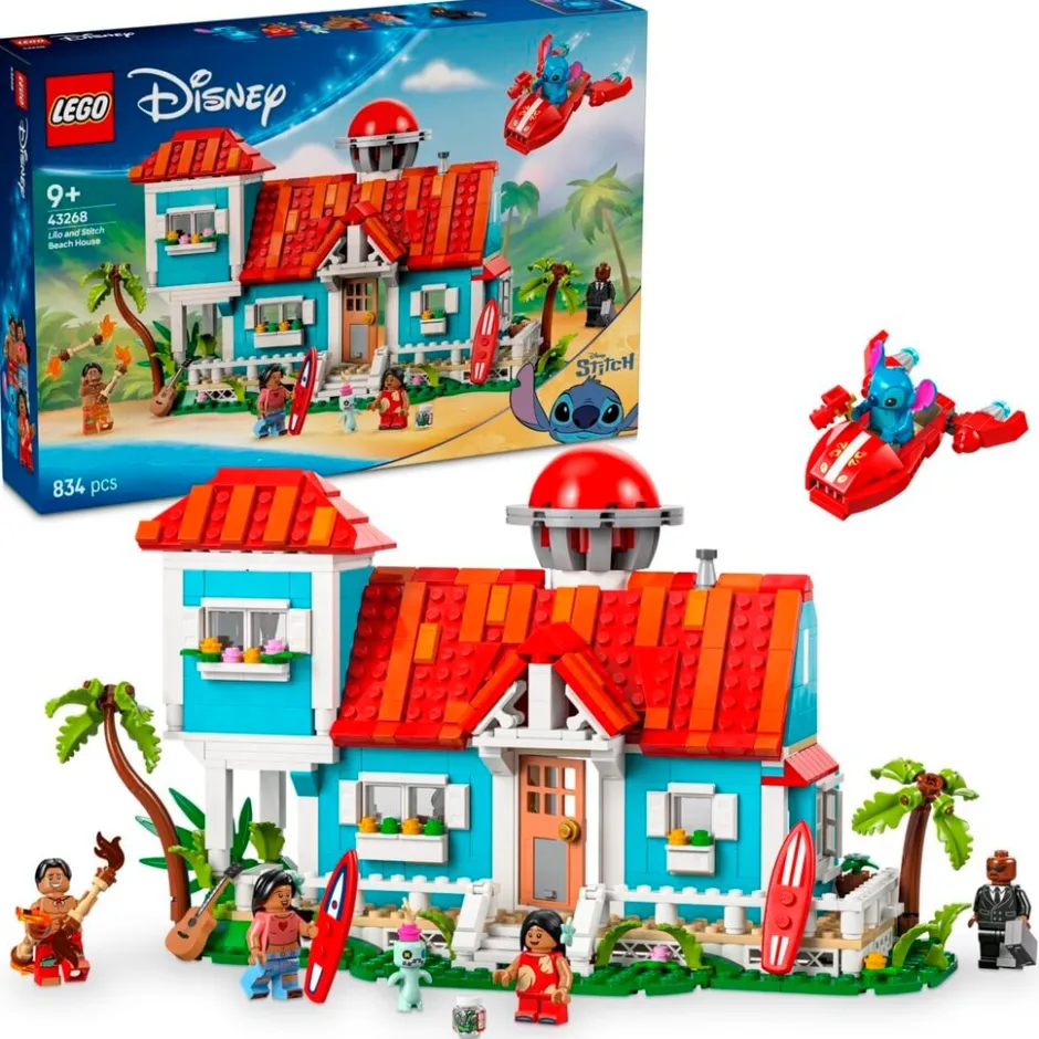 Hot LEGO Disney 43268 Lilo en Stitch Strandhuis