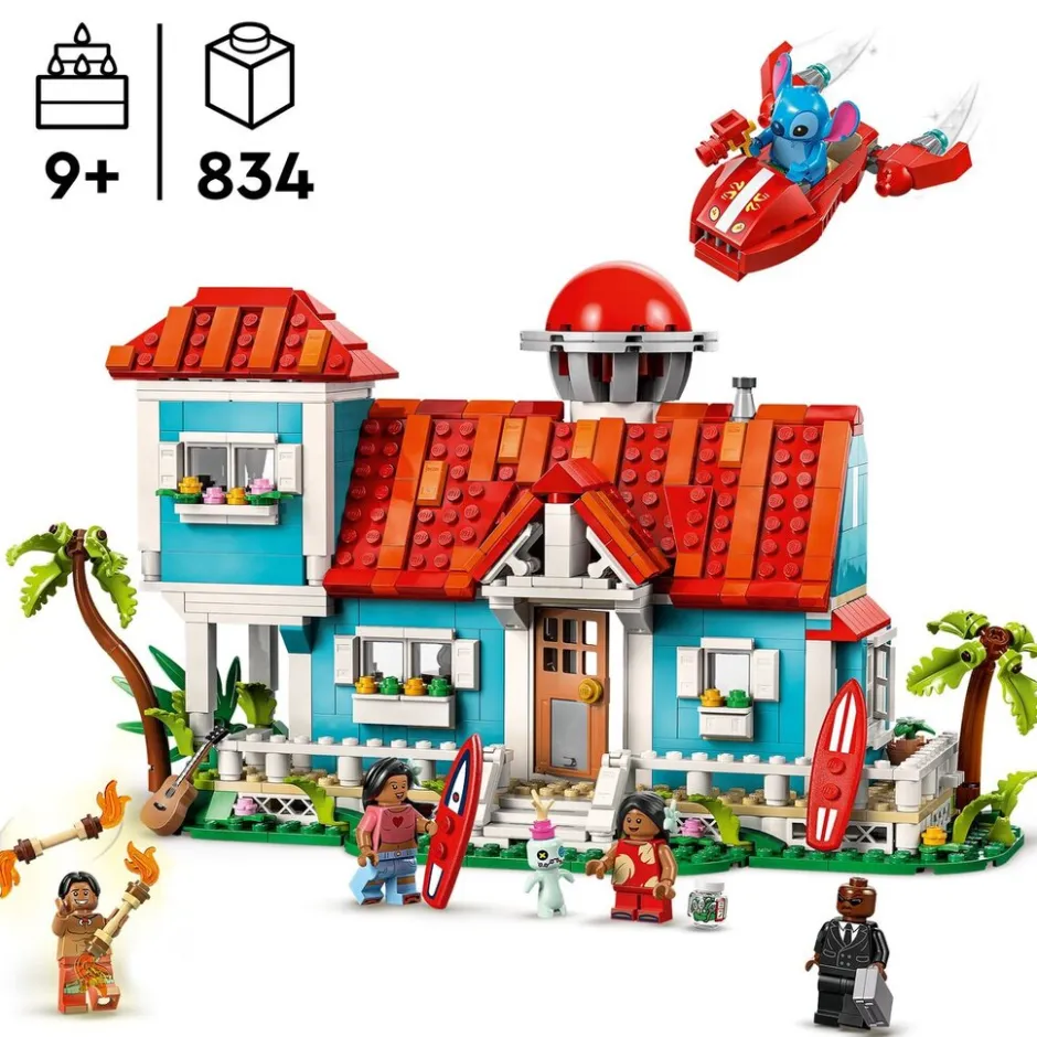 Hot LEGO Disney 43268 Lilo en Stitch Strandhuis