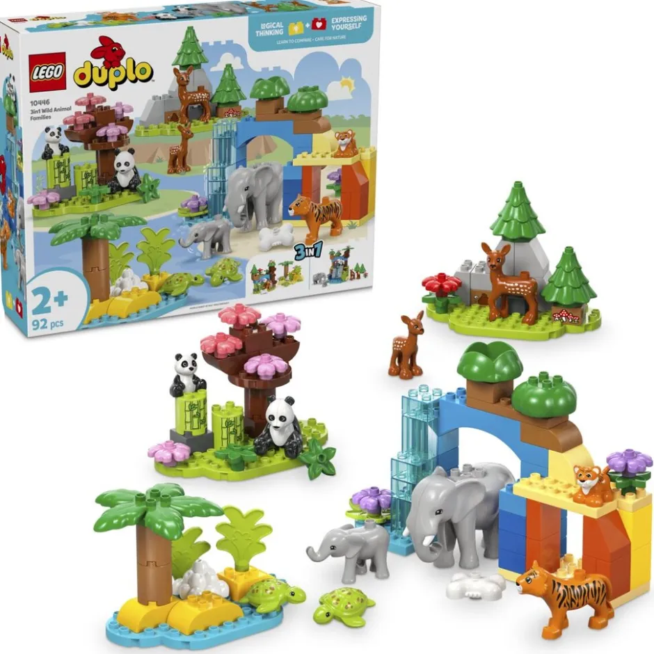 New LEGO Duplo 10446 3-In-1 Families van Wilde Dieren