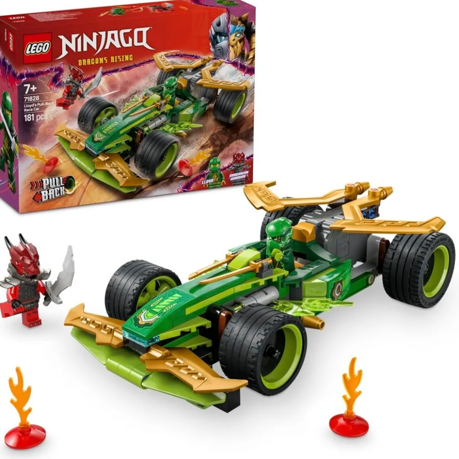 Online LEGO Ninjago 71828 Lloyds Pull-Back Racewagen