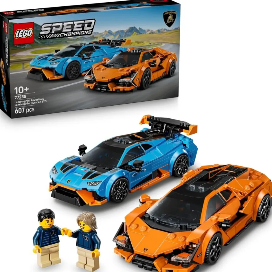 Outlet LEGO Speed Champs. LEGO Speed Champions 77238 Lamborghini Revuelto en Huracán STO