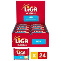 Discount Liga Milkbreak Melkkoekjes Duopacks Box