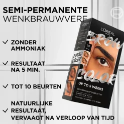 Online L'Oreal L'Oréal Paris 1.0 Black Brow Color Wenkbrauwverf