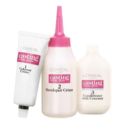 Hot Casting L'Oréal Paris Créme Gloss 200 Intens Zwart Semi-Permanente Haarkleuring