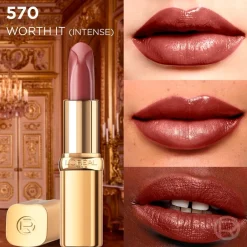 L'Oreal L'Oréal Paris Color Riche 570 Worth It Intense Satin Nude Lippenstift