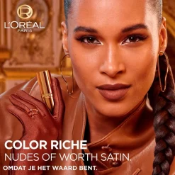 L'Oreal L'Oréal Paris Color Riche 601 Worth It Satin Nude Lippenstift