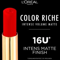 Discount L'Oreal L'Oréal Paris Color Riche Volume Matte 480 Plum Dominant Intense Lippenstift