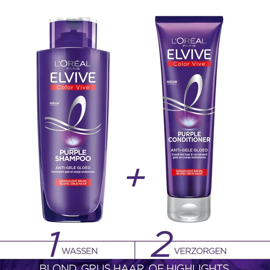 Outlet Elvive L'Oréal Paris Color-Vive Purple Conditioner