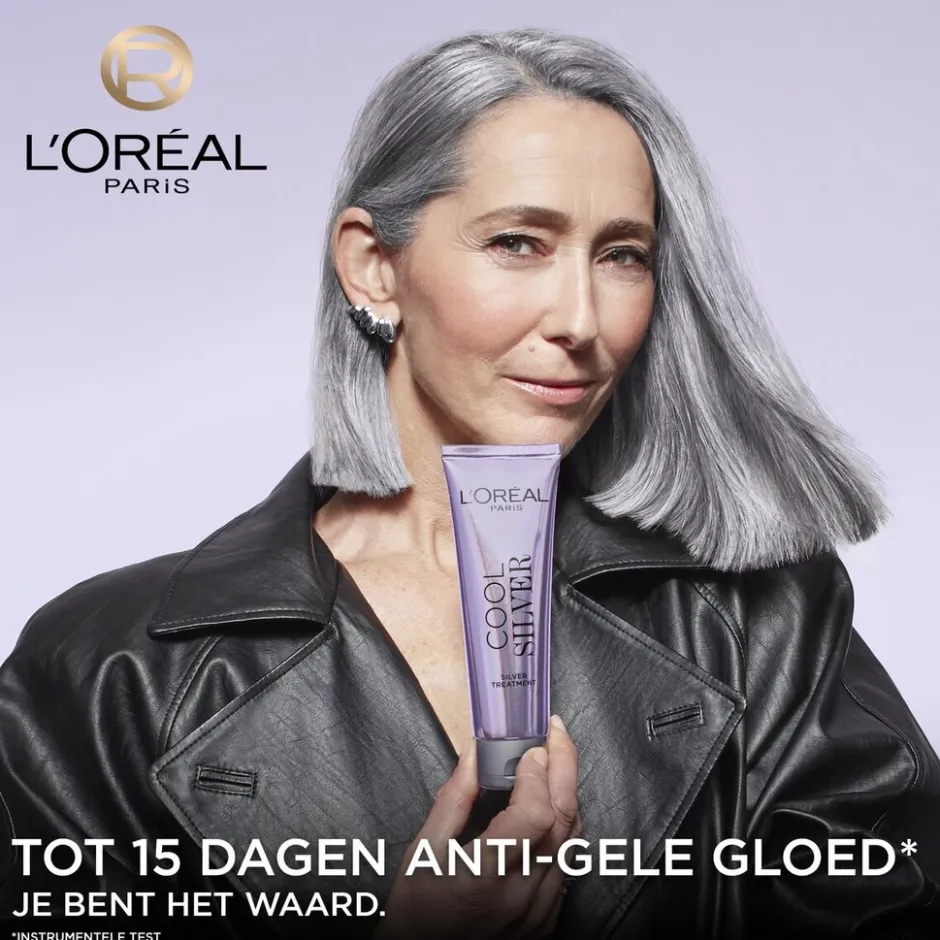 Clearance Cool Silver L'Oréal Paris 2 Parelmoer Wit Revitaliserende Zilver Verzorging