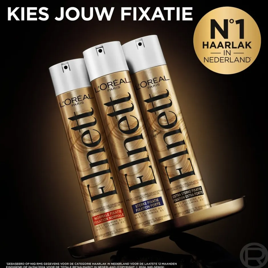 Elnett L'Oréal Paris Satin Sterke Fixatie Haarlak