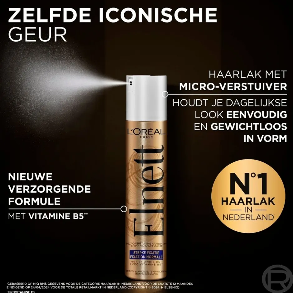 Sale Elnett L'Oréal Paris Satin Sterke Fixatie Haarlak
