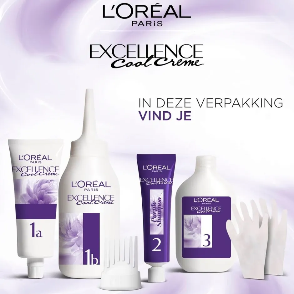Discount Excellence L'Oréal Paris Cool Crème 8.11 Ultra Licht Asblond Permanente Haarkleuring