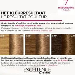 Online Excellence L'Oréal Paris Crème 7 Middenblond Permanente Haarverf