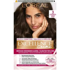 Best Excellence L'Oréal Paris Crème 3 Donkerbruin Permanente Haarverf