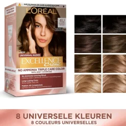 New Excellence L'Oréal Paris Crème Universal Nudes 2U Zeer Donkerbruin Permanente Haarkleuring