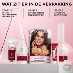 Excellence L'Oréal Paris Crème 5.5 Licht Mahonie Bruin Permanente Haarverf