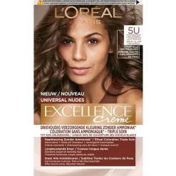 Discount Excellence L'Oréal Paris 5U Nudes Lichtbruin Permanente Haarverf