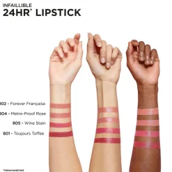 Discount L'Oreal L'Oréal Paris Infaillible 24H 804 Metroproof Rose Lipstick